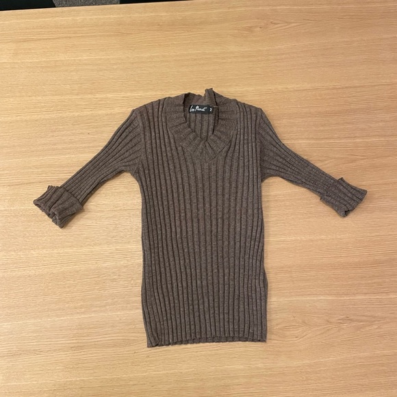 Lou Nardi Brown Top - Picture 1 of 6